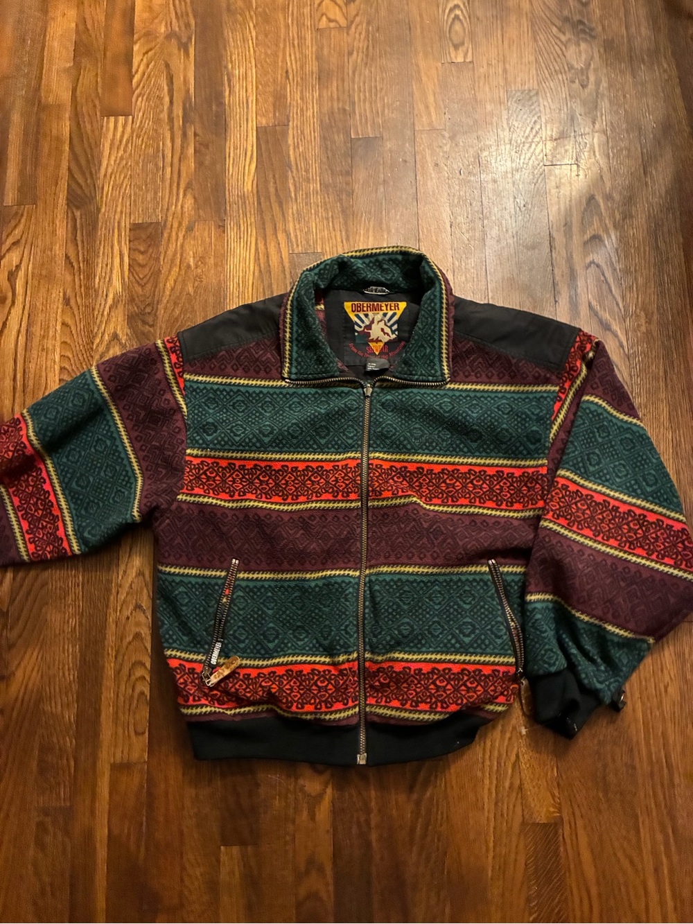 Vintage obermeyer ski wear jacket size large